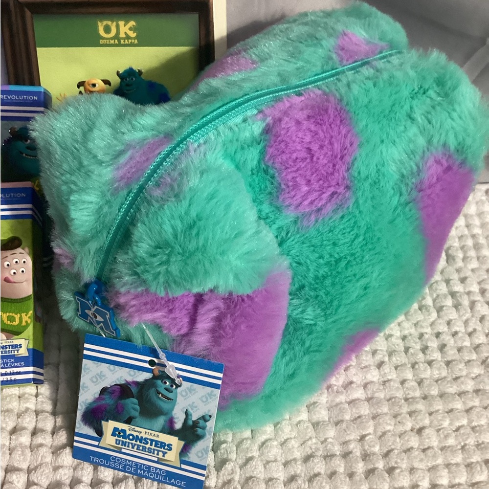 Revolution Disney Pixar Monsters University Makeup Set Bag Lips Powders & More - Picture 5 of 14